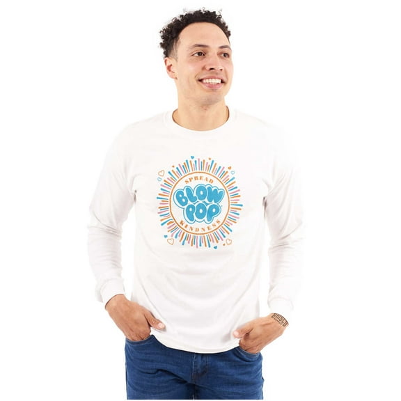 Vintage Candy logo Spread Kindness Long Sleeve TShirt Men Women Brisco Brands S