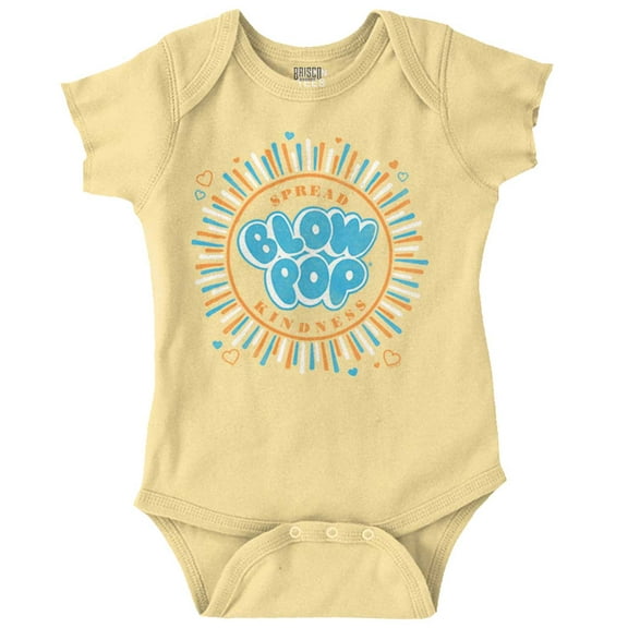 Vintage Candy logo Spread Kindness Romper Boys or Girls Infant Baby Brisco Brands 12M