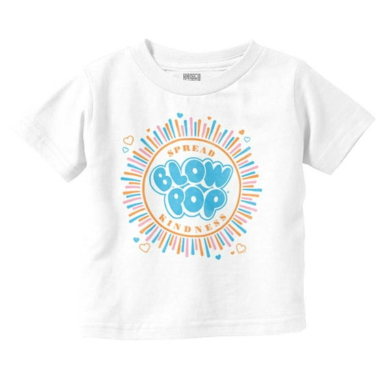 Vintage Candy logo Spread Kindness Toddler Boy Girl T Shirt Infant Toddler Brisco Brands 18M