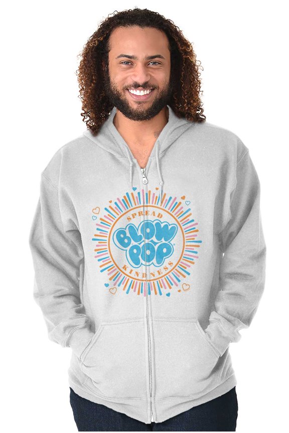 Vintage Candy logo Spread Kindness Zip Up Hoodie Men's Women's Brisco Brands X