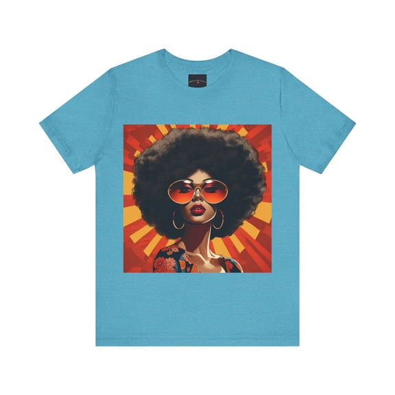 Vintage Candy's Brand of Afro Vintage Women's Short-Sleeve Crewneck Tshirt