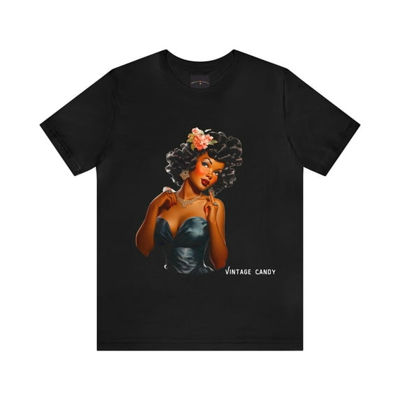 Vintage Candy's Brand of Street Wear Women's Relaxed Fit Short-Sleeve Crewneck T Shirt Vintage