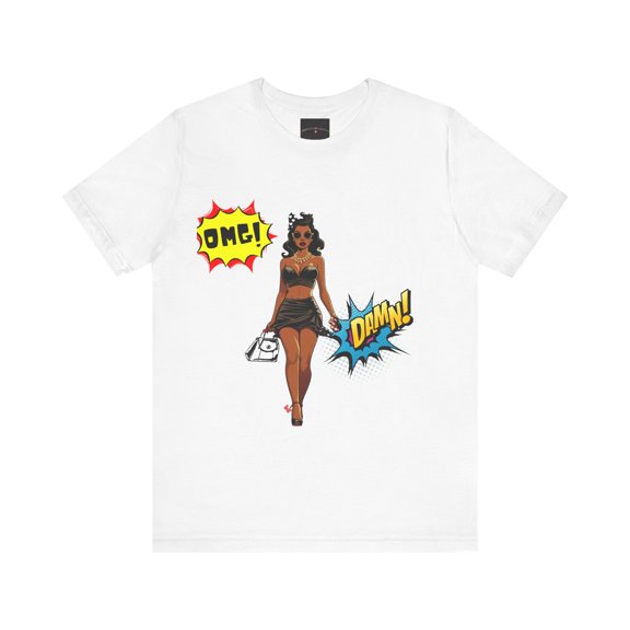 Vintage Candy's Brand of Women's Relaxed Fit Short-Sleeve Crewneck T Shirt