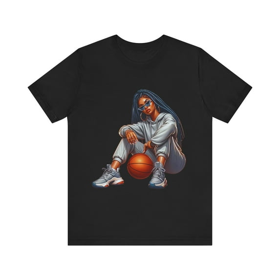Vintage Candy's Love & Basketball Graphic Womans Crewneck TShirt