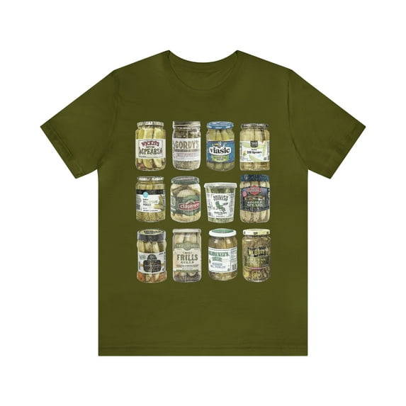 Vintage Canned Pickles Pickle Lover Dill Pickle T-Shirt