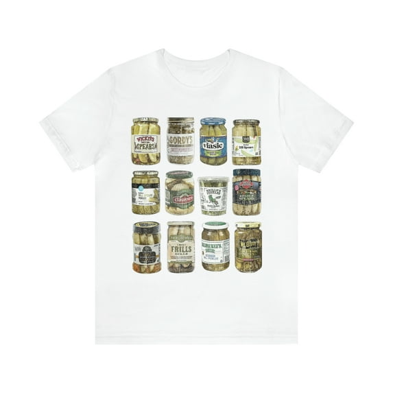 Vintage Canned Pickles Pickle Lover Dill Pickle T-Shirt