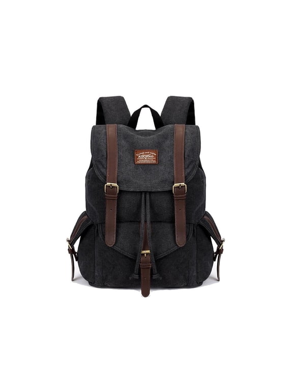Vintage Canvas Backpack Kaukko Outdoor Travel Hiking Rucksack School Bookbags