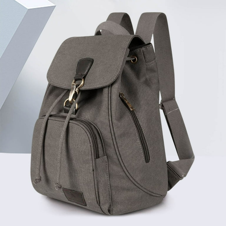 Canvas backpack purse hotsell