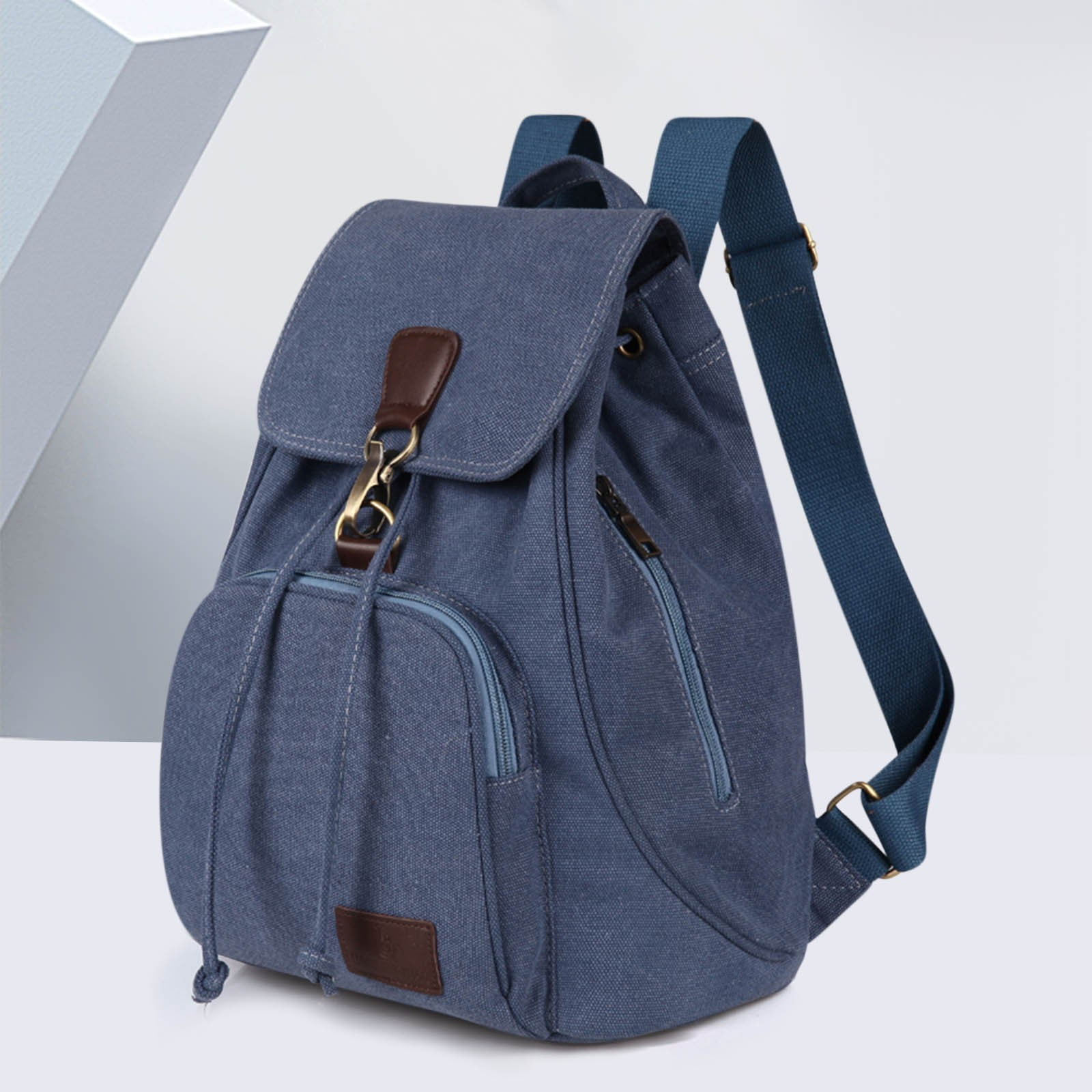 Forestfish Boho Backpack Purse for Women Canvas Rucksack Shoulder Bag Gray  Travel Backpack for Women - Walmart.com