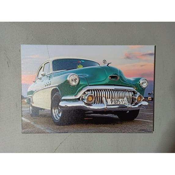 Vintage Car Art, Retro Car Artwork, Old Car Art, Car Lover Gift Art Canvas, Classic Car Art, Garage Printed Canvas, Car Wall Decor, Canvas Wall Decor - 3P-Rolled Canvas