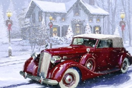 Vintage Car Canvas Art - The Macneil Studio (36 x 24)