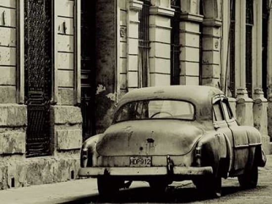 Vintage Car Havana Cuba Canvas Art - Lee Frost (18 x 24)