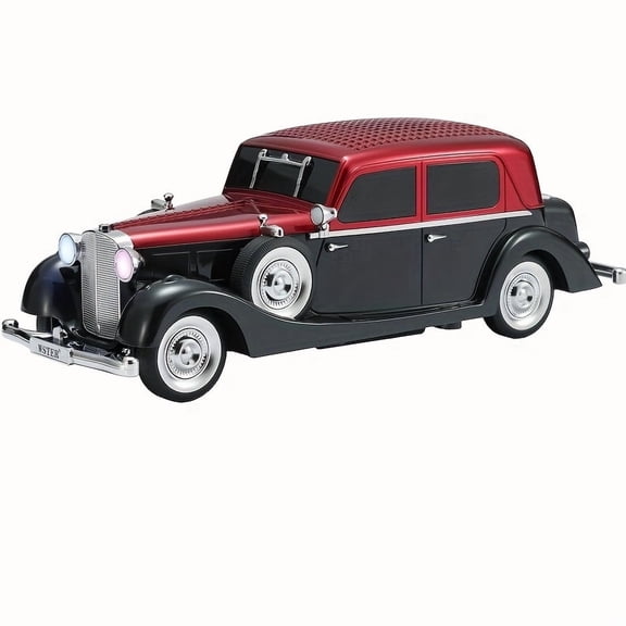 Vintage Car Model Wireless Speaker - 360° Sound, USB/AUX/FM/TF, Long Battery - Perfect for Home Decor, Parties & Outdoor Use