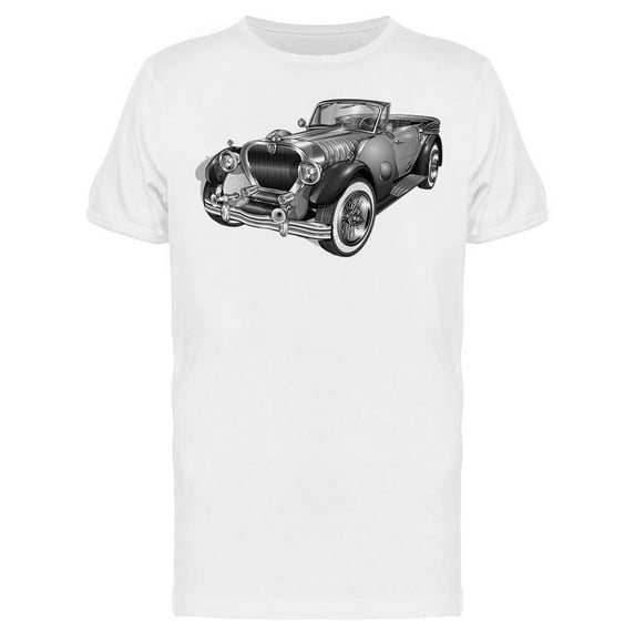 Vintage Car Realistic Design T-Shirt Men -Image by Shutterstock, Male Large