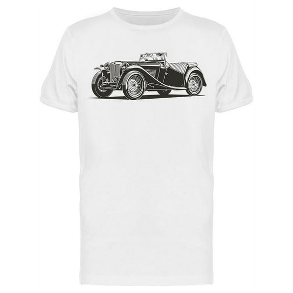 Vintage Car Retro Car T-Shirt Men -Image by Shutterstock, Male Large