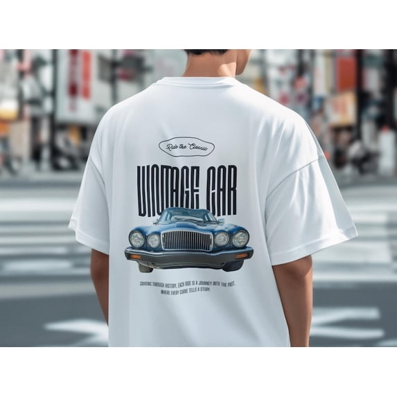 Car Ride Food Vintage Car Retro Classic Automobile Graphic Ride the Classic Heritage ...