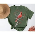 thumbnail image 1 of Vintage Cardinal Bird T-Shirt: Nature Lover Apparel All Size S-5Xl, 1 of 5
