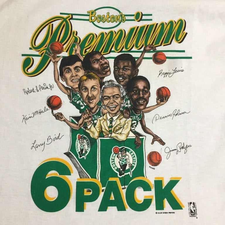Larry bird caricature t shirt top