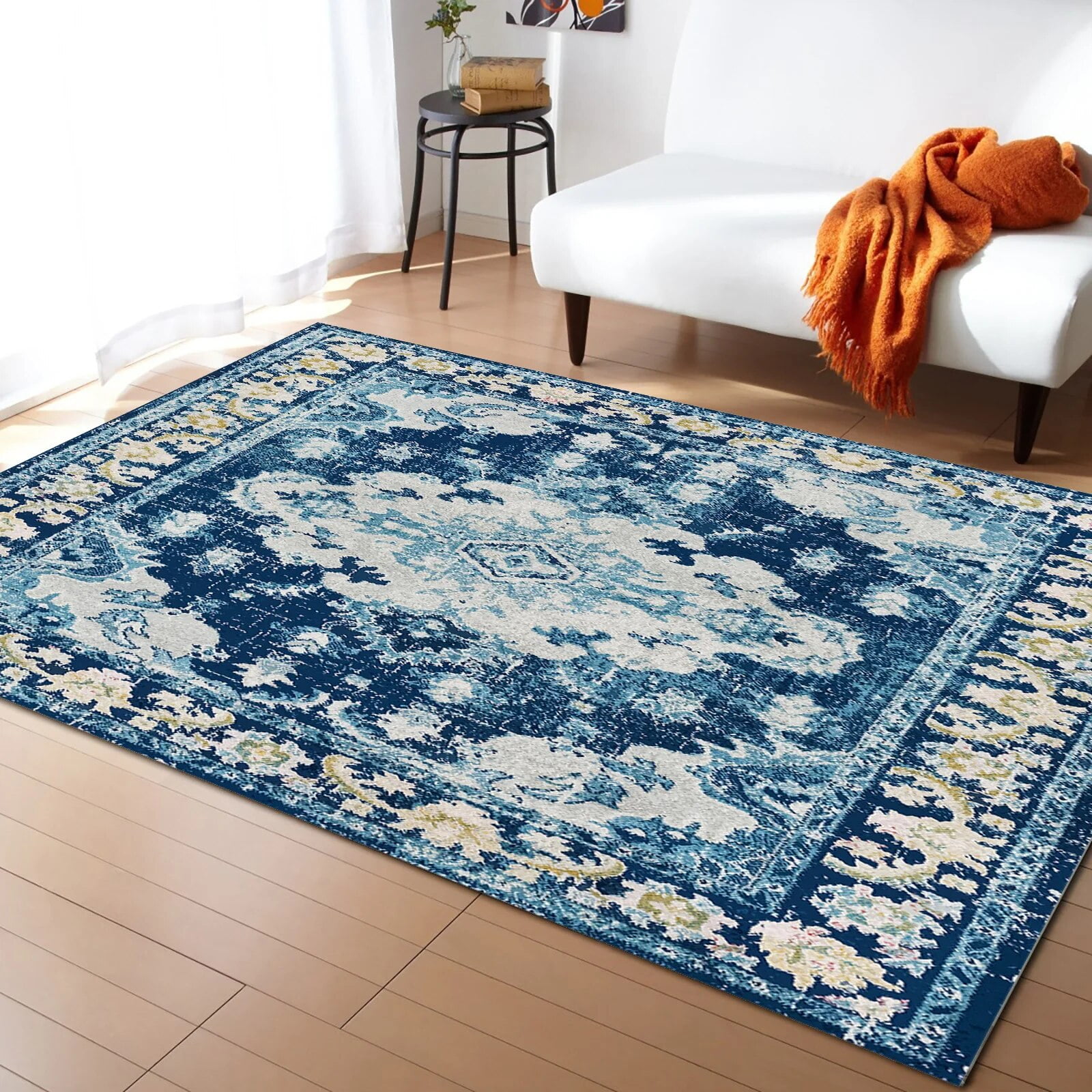 Vintage Carpet Texture Living Room Carpet Coffee Table Floor Mat Study