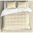 thumbnail image 1 of Vintage Cartography Duvet Cover Set, Thailand Pirate Parchment Imitation Pattern, Decorative 3 Piece Bedding Set with 2 Pillow Shams, Calking Size, Champagne Beige, by Ambesonne, 1 of 3