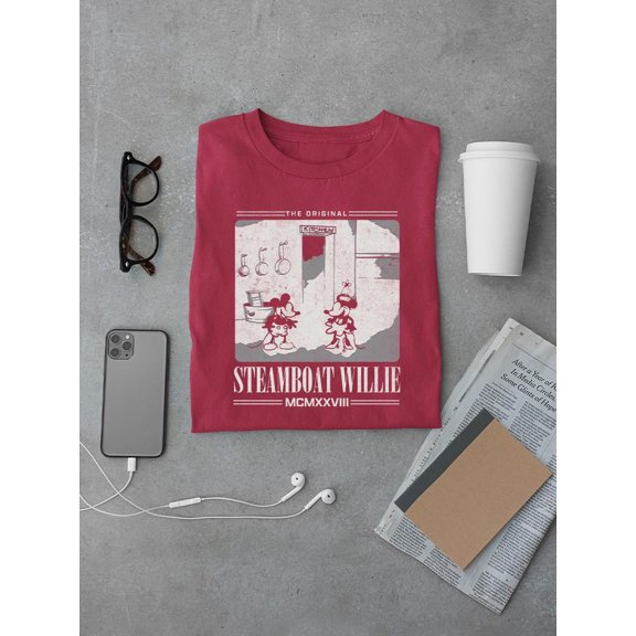 Vintage Cartoon 1928 T-shirt Color Women's -SmartPrintsInk Designs