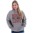 thumbnail image 1 of Vintage Cartoon Betty Boop Love 1930 Women Plus Size Hoodie Brisco Brands 2X, 1 of 4