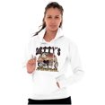 thumbnail image 1 of Vintage Cartoon Betty's Motorcycles Hoodie Sweatshirt Women Brisco Brands S, 1 of 1