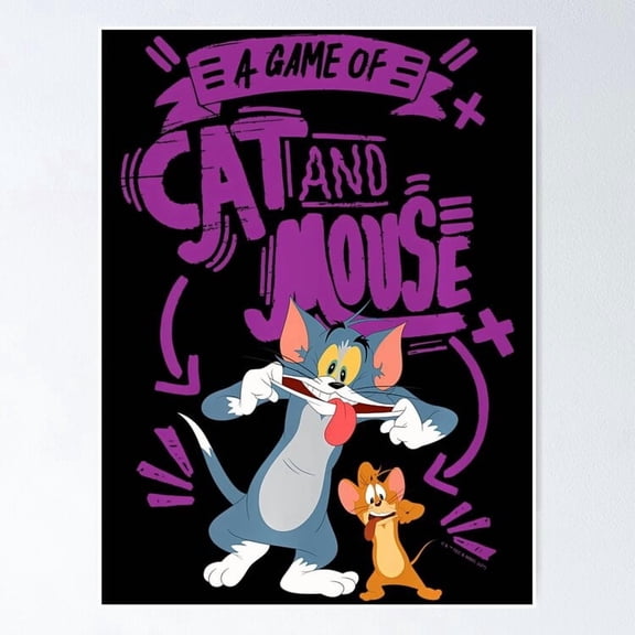Vintage Cartoon Character Retro Illustration Wall Art Kids Room Decor, Unframed Poster
