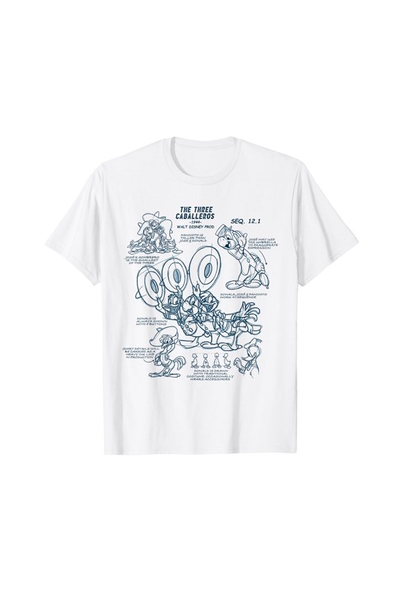 Vintage Cartoon Characters Ink and Paint T-Shirt for Nostalgic Fashion Enthusiasts