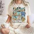 thumbnail image 1 of Vintage Cartoon Characters Retro Comfort Colors Shirt for 2026 Trip Adventure, 1 of 4