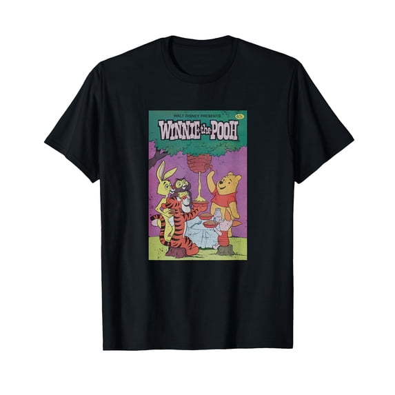 Vintage Cartoon Friends Retro Poster T-Shirt with Vibrant Colors for Nostalgic Style
