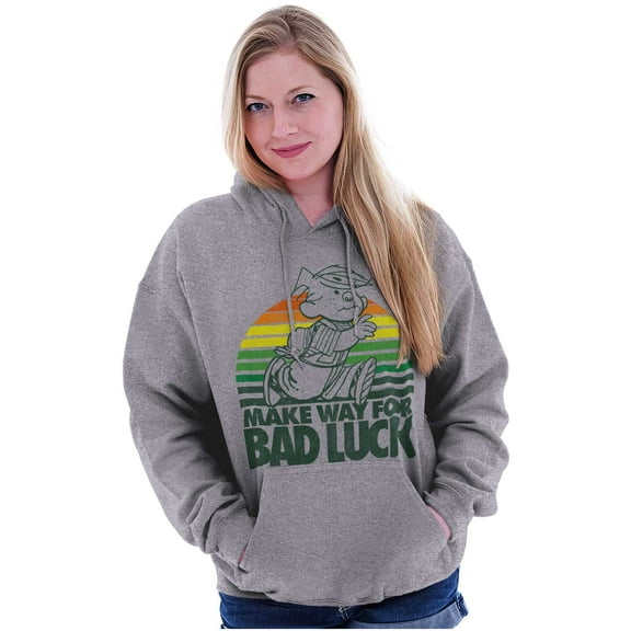 Vintage Cartoon Make Way For Bad Luck Hoodie Sweatshirt Women Men Brisco Brands S