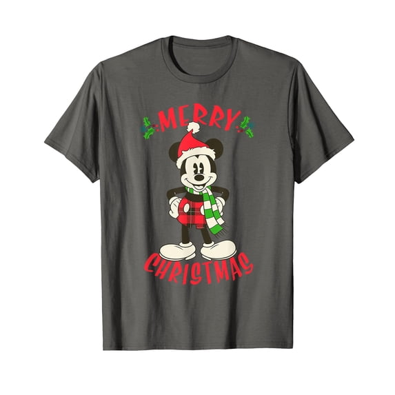 Vintage Cartoon Mouse Christmas Holiday T-Shirt for Festive Seasonal Style