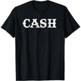 thumbnail image 1 of Vintage Cash Country Music Lovers Outlaw T-Shirt Black Medium, 1 of 4