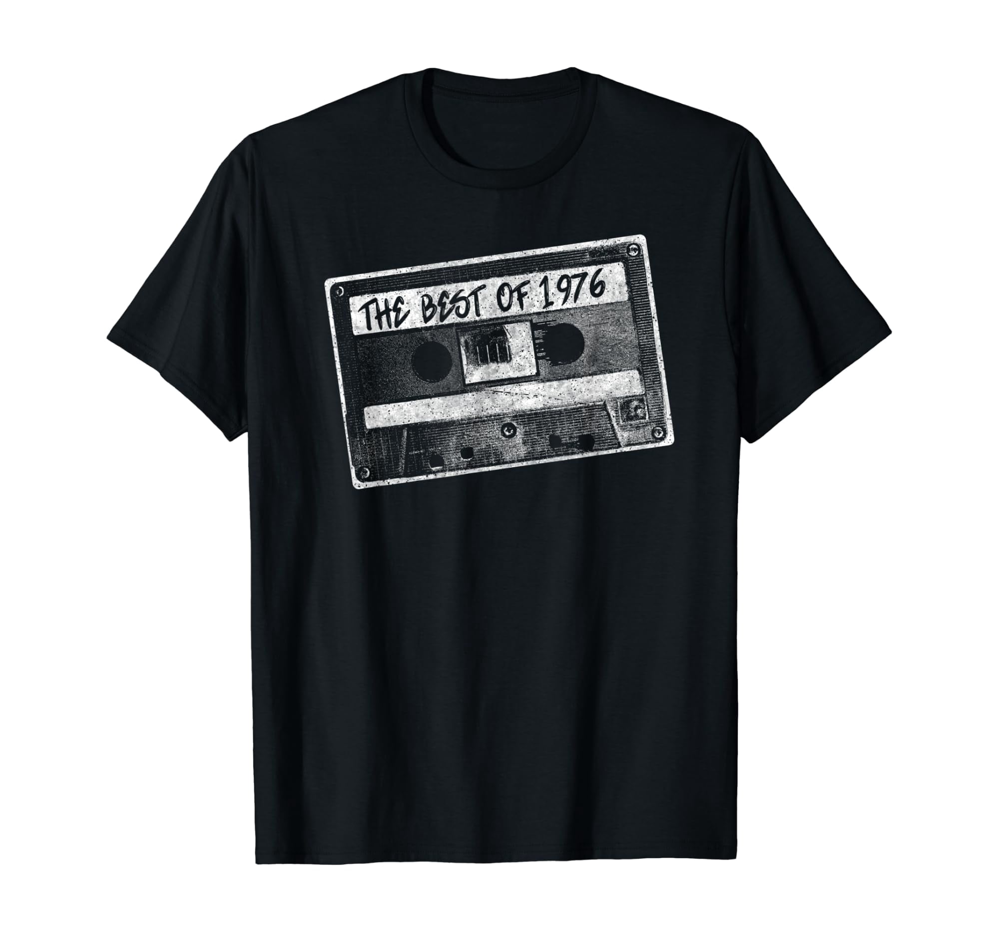 Vintage Cassette Tape Shirt Best of 1976 Born Birthday Gift - Walmart.com