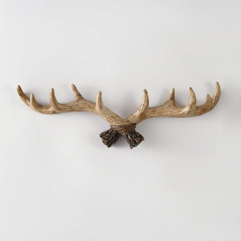 Antique Wood Metal Coat Hat Hanger Rustic Wall Hook Jacket Holder Vintage Decor Antique Wood Metal Coat Hat Hanger Rustic Wall Hook Jacket Holder Vintage Decor