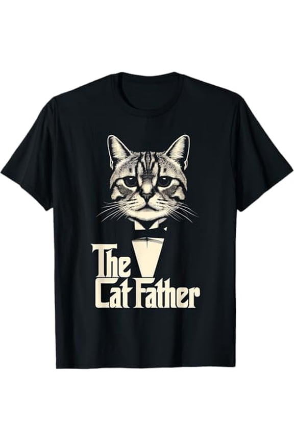 Vintage Cat Dad Life Choose Me Father Day T-Shirt Best Cat Dad Ever Shirt Funny Meow Kitten Pet Lover Gift Tee