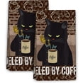 thumbnail image 1 of Vintage Cat Kitchen Towels and Dishcloths Sets of 2, Soft Absorbent Retro Coffee Dish Towels for Kitchen Drying, Cute Tea Towels Hand Towels for Kitchen Bathroom Bar Decor,Cat Loves Gifts, 1 of 6