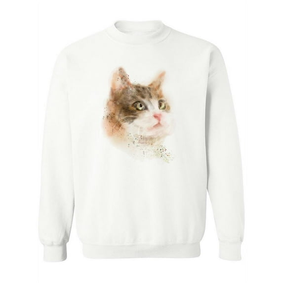 Vintage Cat Sweatshirt Women -Image by Shutterstock, Female 5X-Large