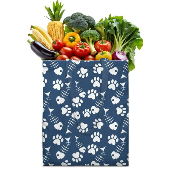 Vintage Cat Tote – Aesthetic Cat Print Canvas Bag