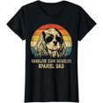 thumbnail image 1 of Vintage Cavalier King Charles Spaniel Dad Dog Father's Day T-Shirt, 1 of 3