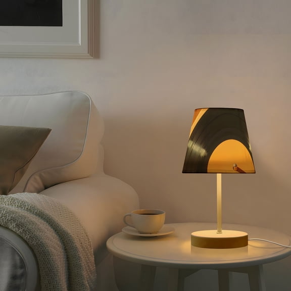 Vintage Cd Bread Desk Lamp 3 Color Modes LED Table Lamp Nightstand Reading Light for Bedroom Living Room