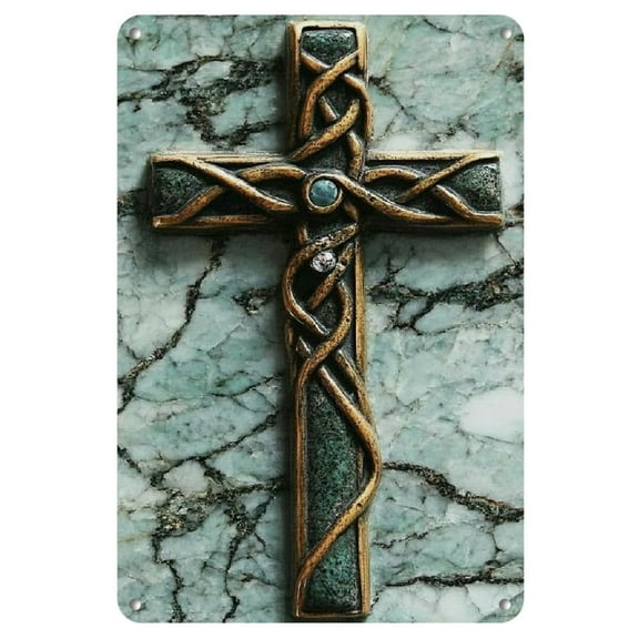 Vintage Celtic Cross Wall Arr, Durable Cardboard for Safe Delivery, Wall Hanging Decoration, Halloween, Christmas, or Any Seasonal Gift