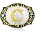 thumbnail image 1 of Vintage Celtic Knot Belt Buckle for Men Simple Cowboy Belt Buckle, 1 of 1