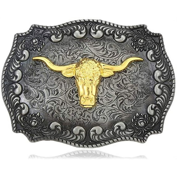 Vintage Celtic Knot Belt Buckle for Men Simple Cowboy Belt Buckle
