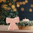 thumbnail image 1 of Vintage Ceramic Bow Candle Holder, Elegant Bowknot Candlestick, Decorative Candle Stand for Home Decor, Perfect for Wedding Centerpieces, Party Table Accents, Ceramic Holder for Seasonal Displays, 1 of 7