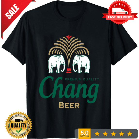 Vintage Chang Beer Drink Alcohol Party Drunk T Shirt, ULTRA LIMITED-TH74237