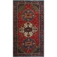 thumbnail image 1 of Vintage Charles Red/Navy Rug, 5'2" x 9'10", 1 of 8