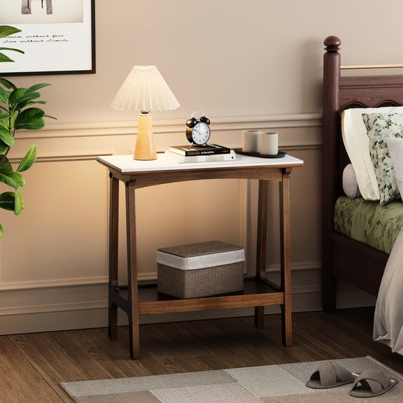 Vintage Charm Nightstand With Storage For Bedroom Living Room Entryway Quality End Table