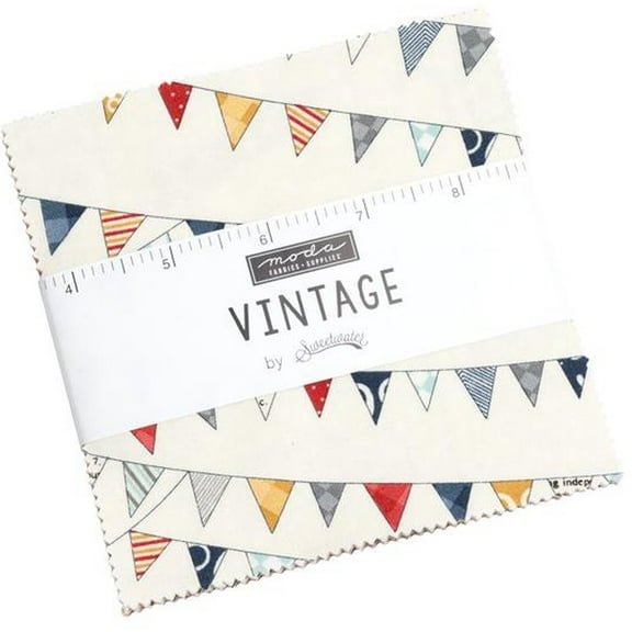 Moda Fabrics Vintage Charm Pack by Sweetwater Precut Quilt Squares